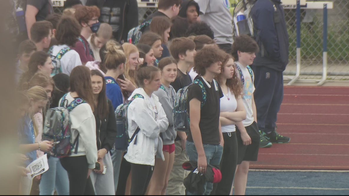 Oxford High School students stage silent protest after Uvalde shooting